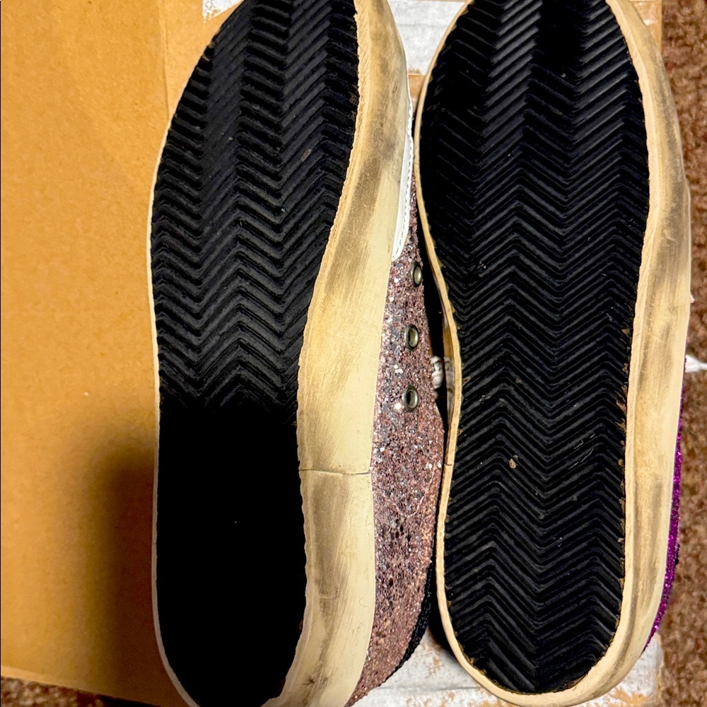 COPY - *Authentic*Purple Glitter Golden Goose - Picture 6 of 7